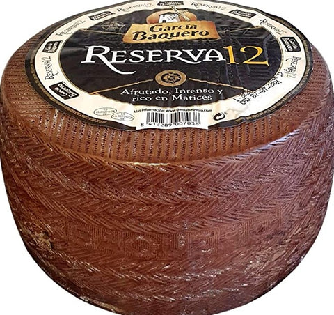 QUESO CURADO GARCÍA BAQUERO RESERVA 12